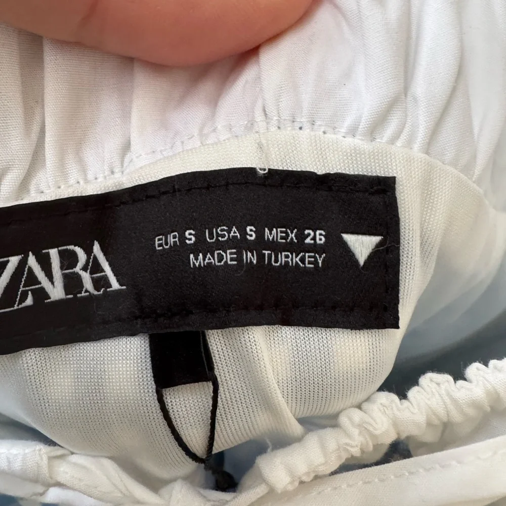 ZARA NWT gingham printed bustier mini dress - Picture 6 of 11